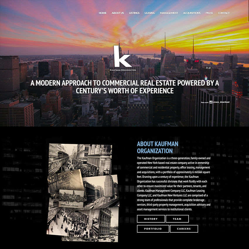 Kaufman Website