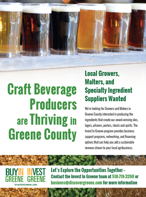 Image of a Ad targeting Craft Beverage Producers in Greene County