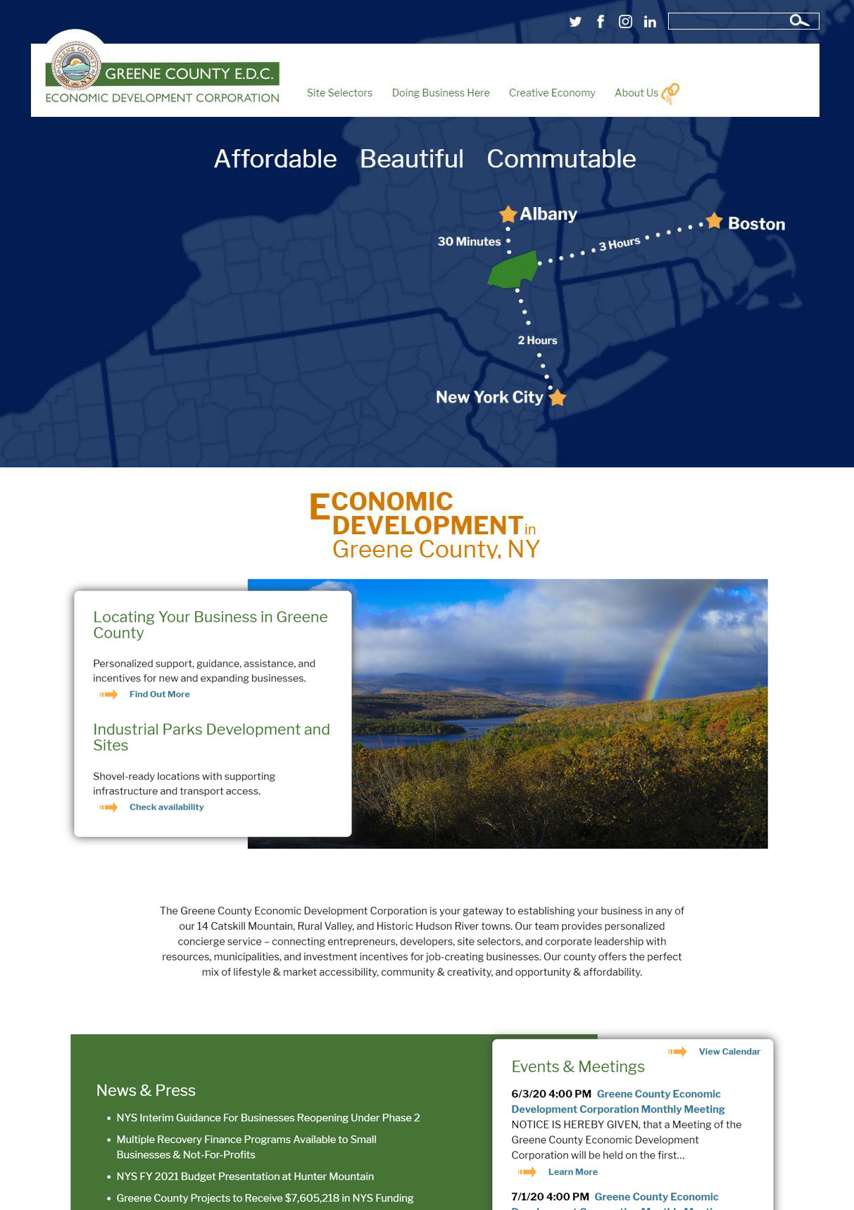 Greene County Economic Development Home Page