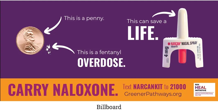 CGAC Naloxone Billboard
