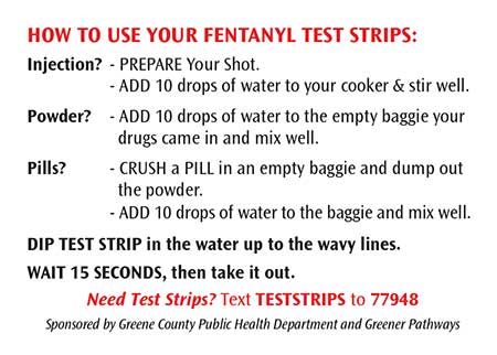 Fentanyl Test Strip Instructions Back