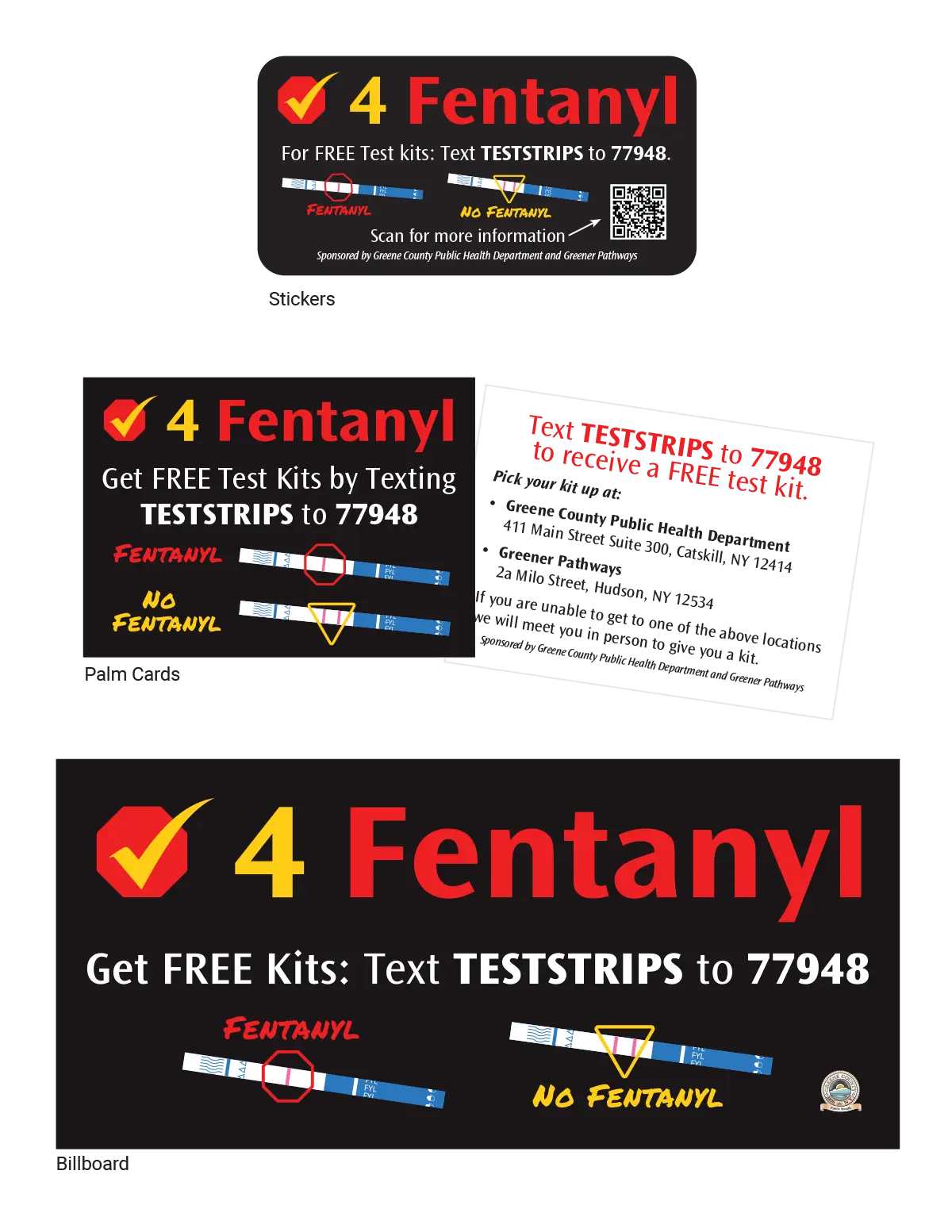 Check for Fentanyl - print collage
