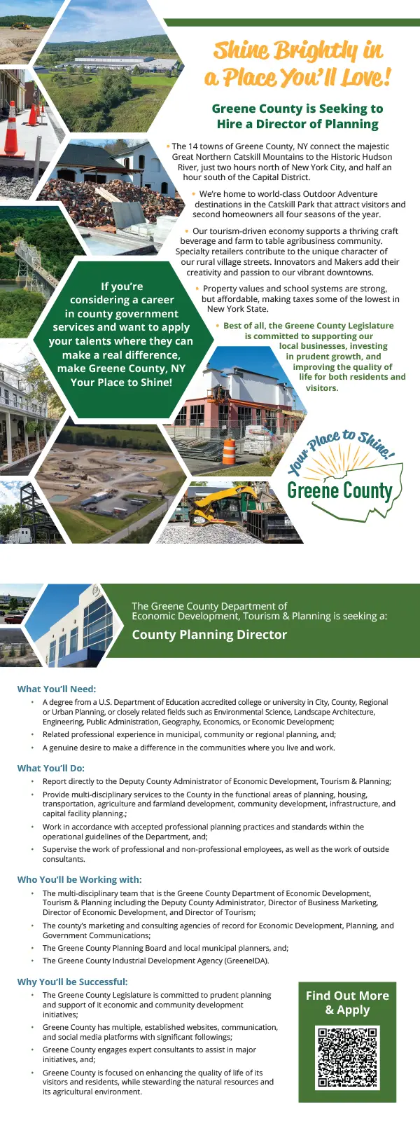 Your Place to Shine - County Planning Director Flyer