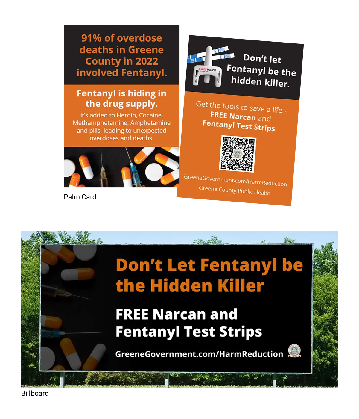 Greene County Public Health Harm Reduction Collateral Materials