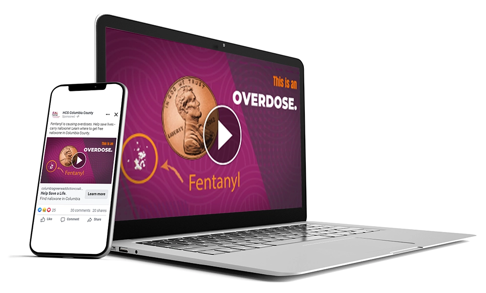 Fentanyl Awareness Video and Mobile Mock-up