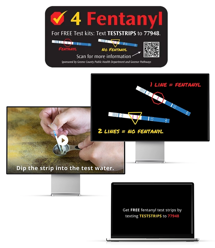 Stop Check for Fentanyl Creative Collage
